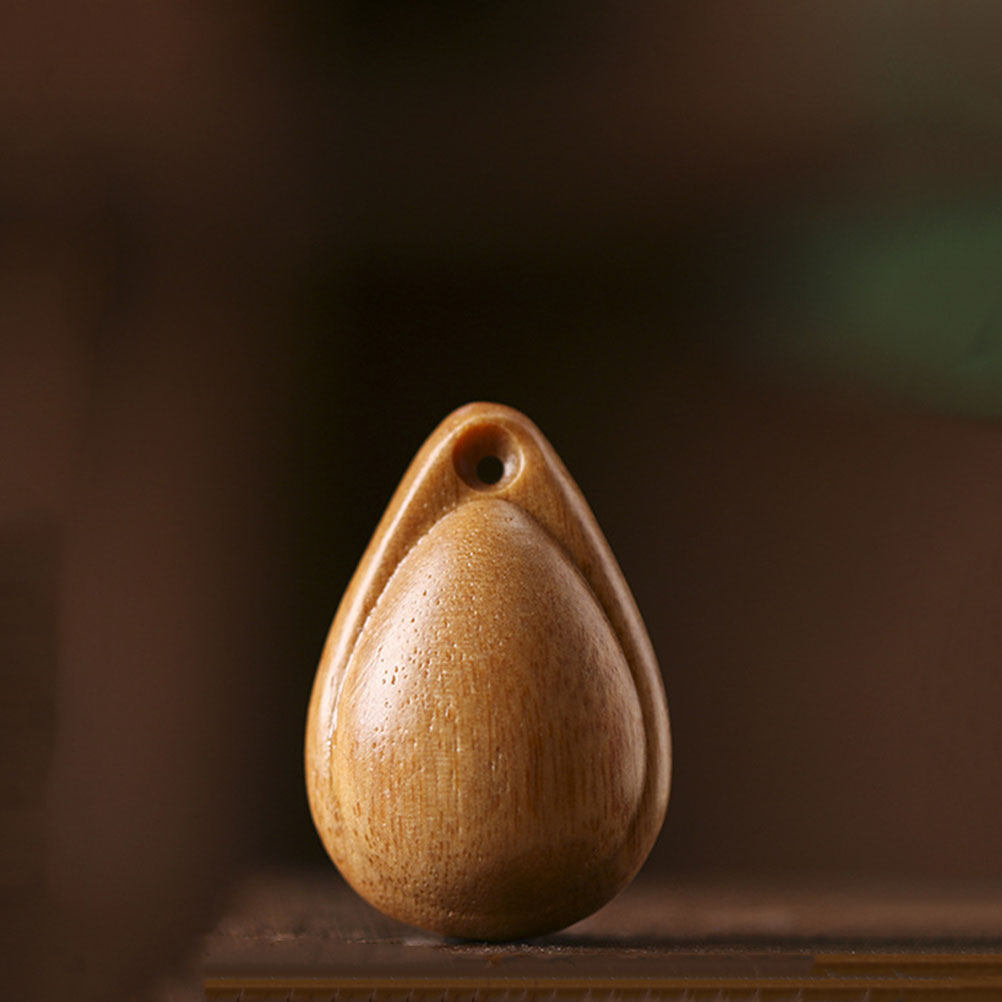 Succulent Arrangement Mini - Wood Water Drop Ornament Lovely Carved