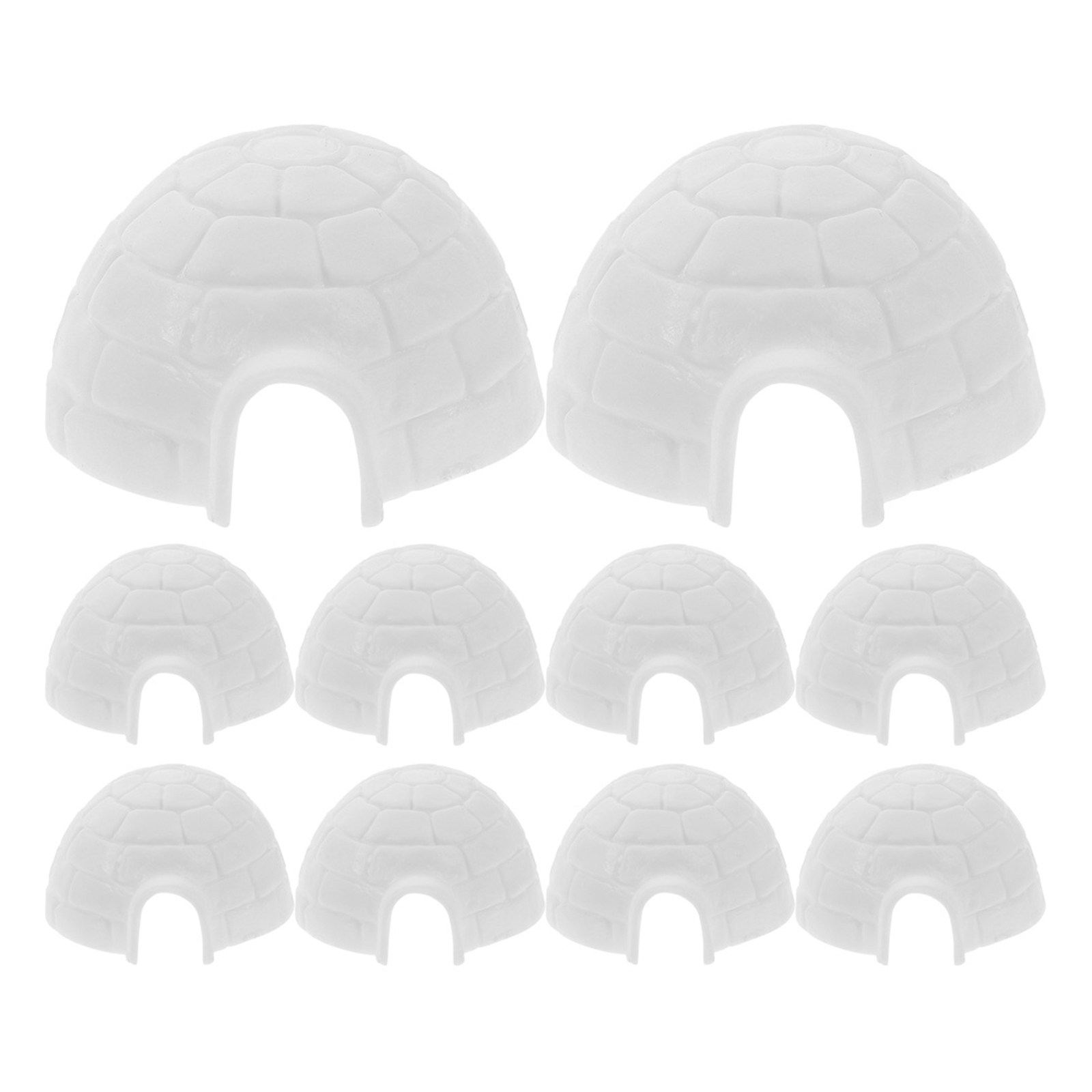 Succulent Arrangement Mini - 10Pcs Mini Igloo Decor for Desktop