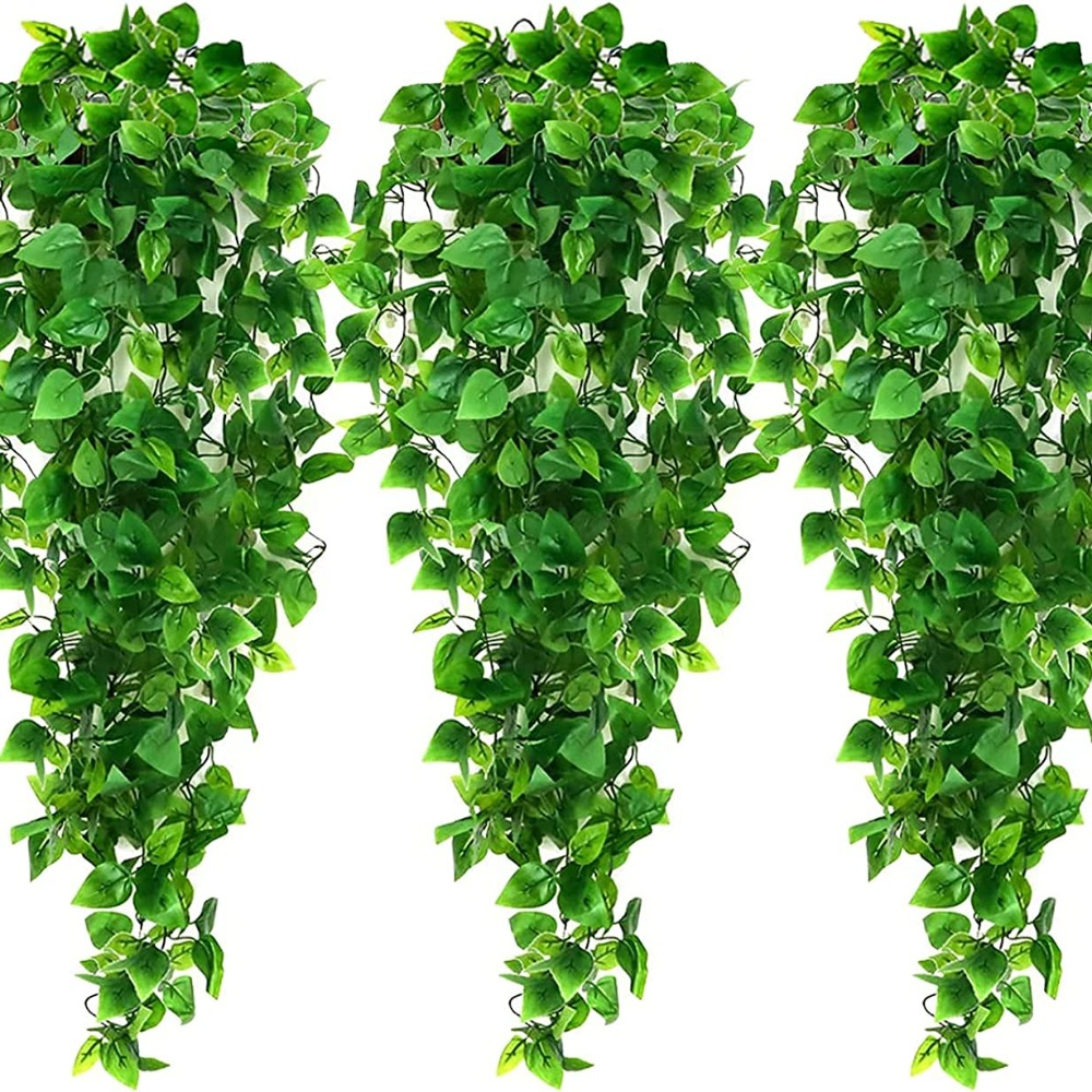 String Of Pearls Plant - 3PCSArtificial Hanging Plants Fake Hanging Plant