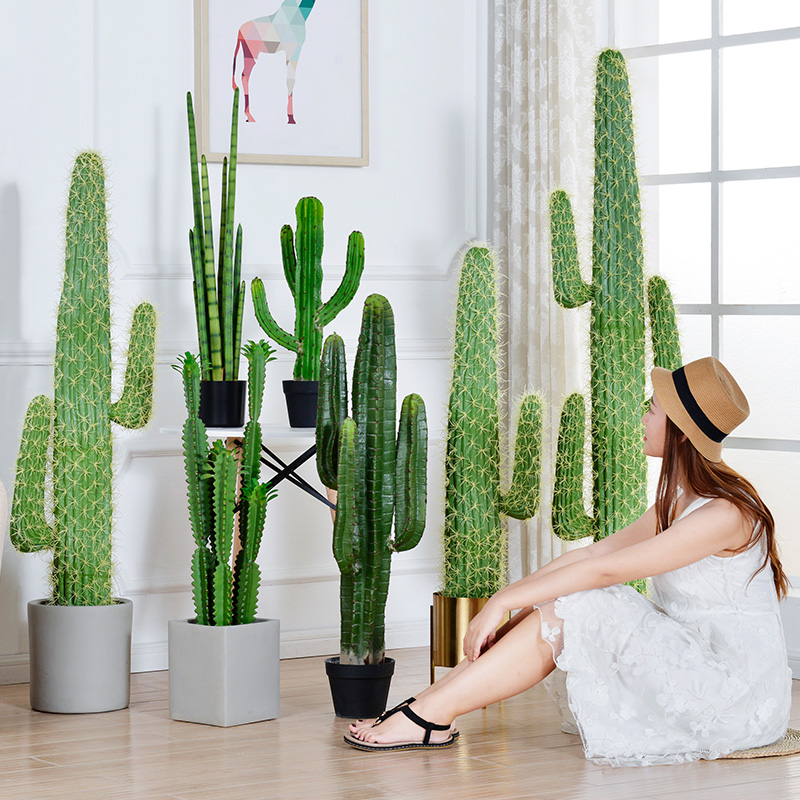 Artificial Green Fairy Column  - огляд і ціна Cactus Mix Pot