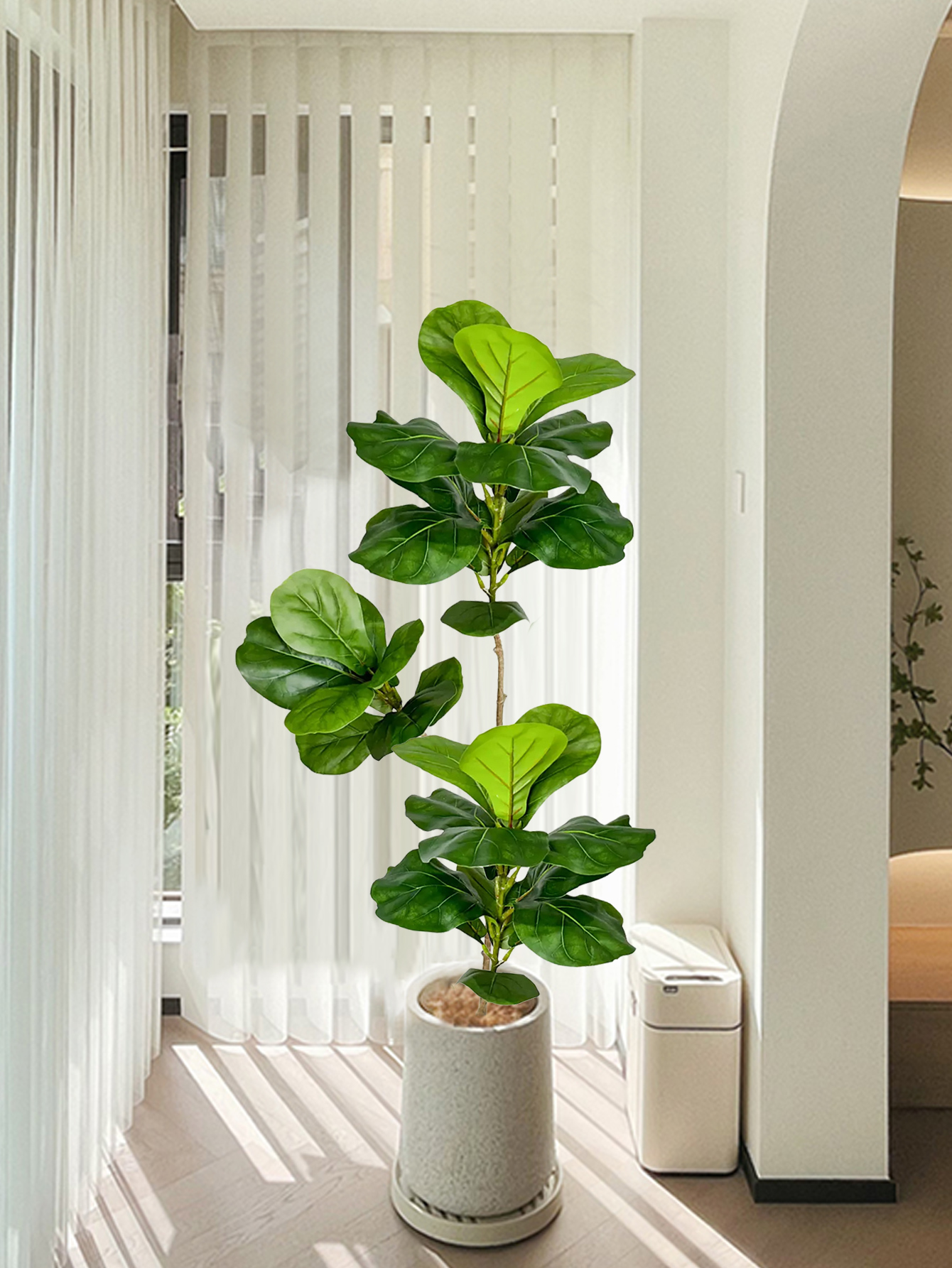 70-135cm Large Artificial Ficu - огляд і ціна Rubber Plant Ficus