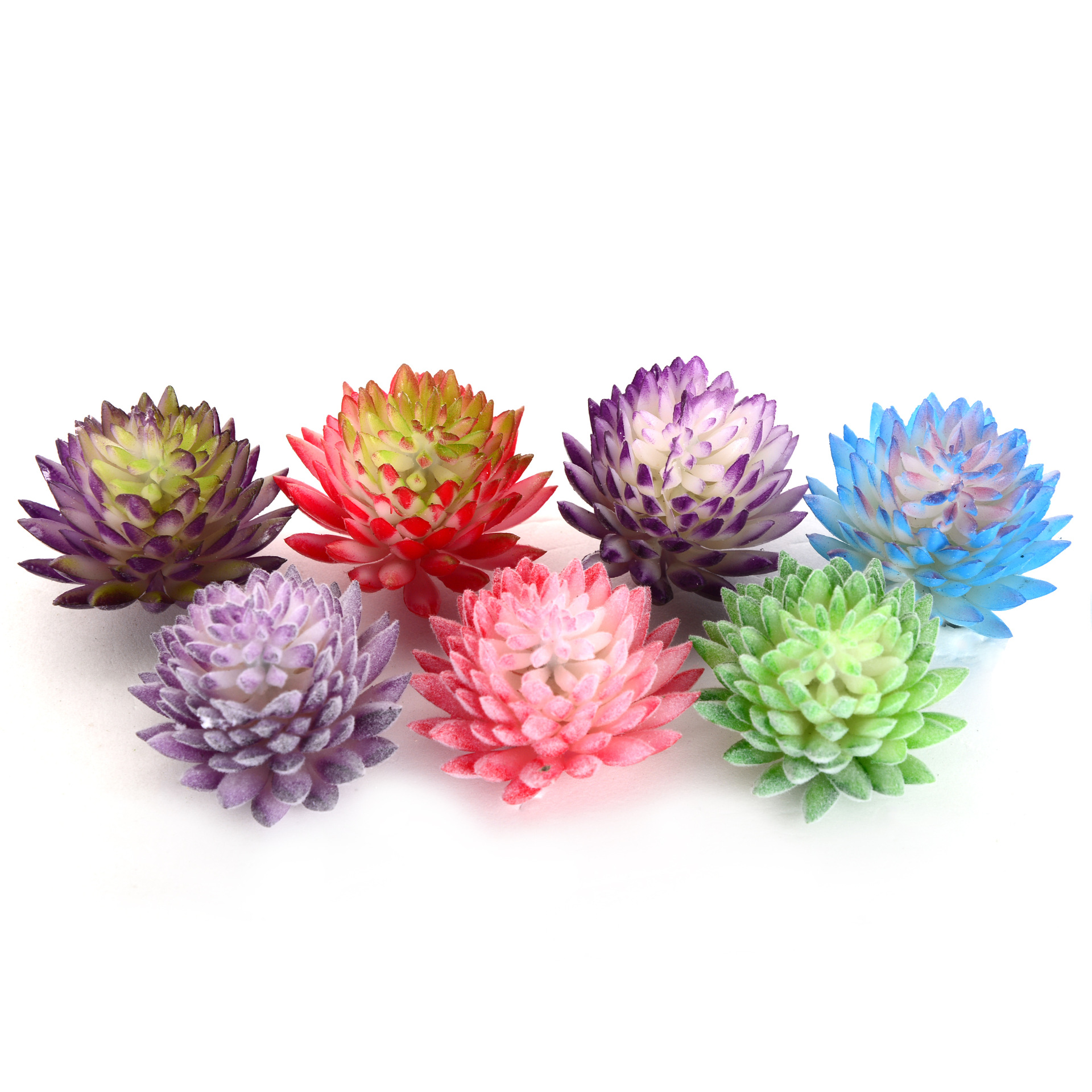 Artificial Succulent Flocking  - огляд і ціна Succulent Arrangement Mini