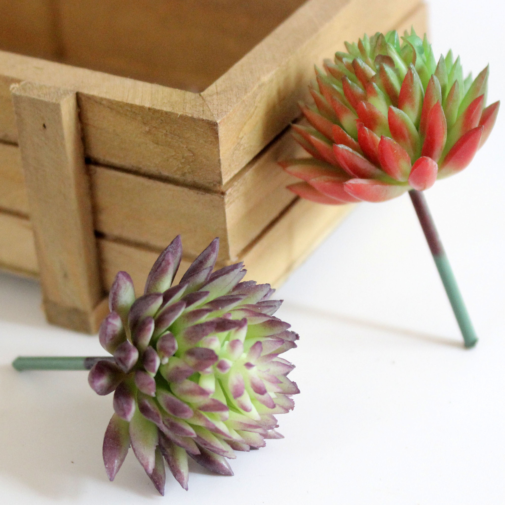Artificial Succulent Flocking  - огляд і ціна Succulent Arrangement Mini