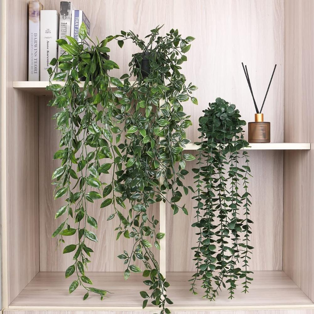 Artificial Hanging Plants with - огляд і ціна String Of Pearls Plant