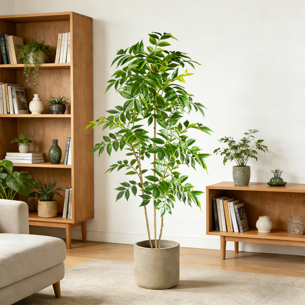 76-140cm Artificial Rubber Tre - огляд і ціна Rubber Plant Ficus