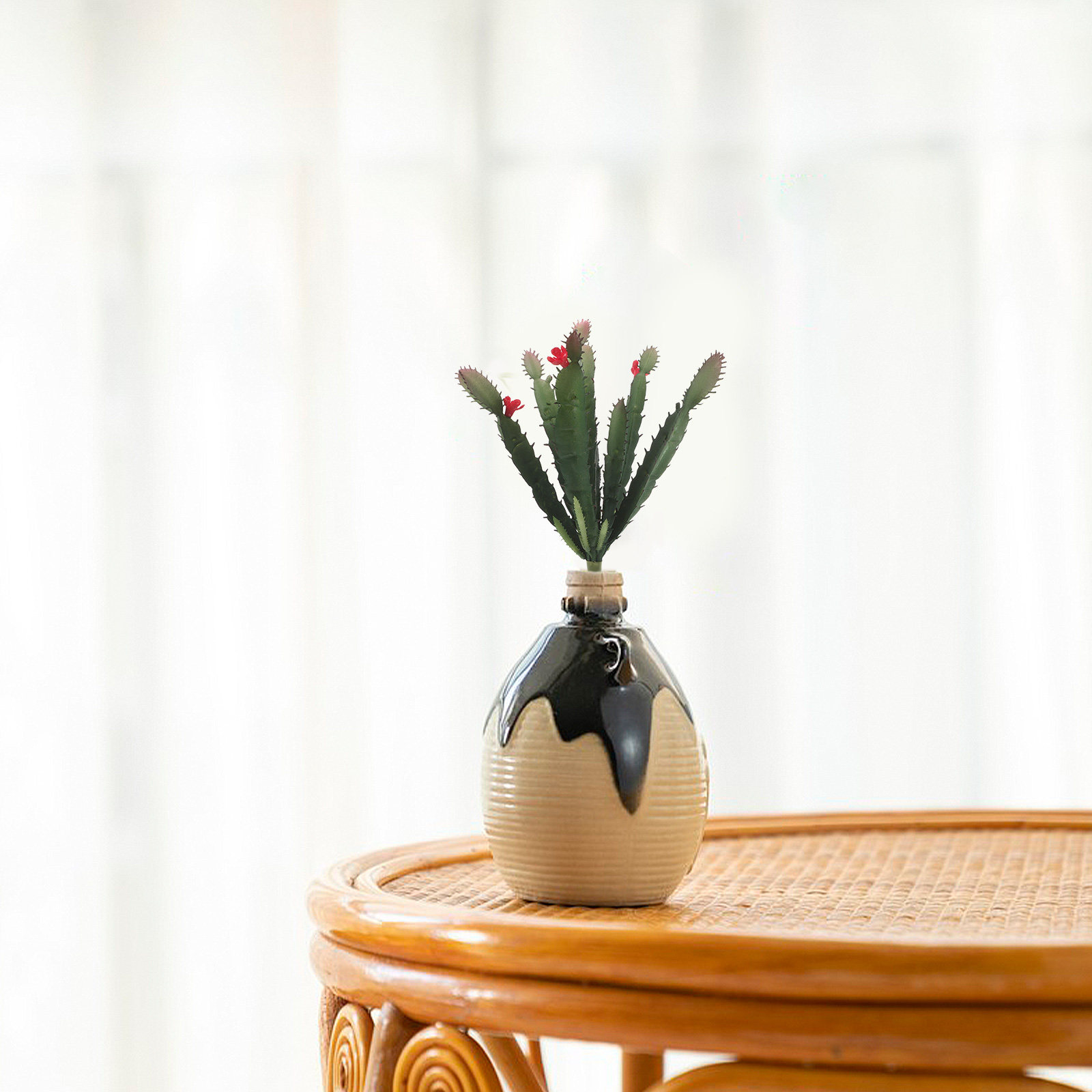 Lifelike Fake Cactus Plant Art - огляд і ціна Succulent Arrangement Mini