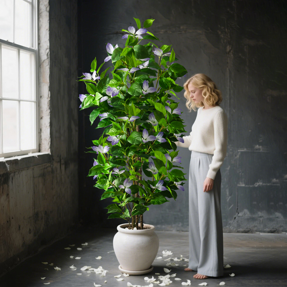 82-144cm Large Artificial Ficu - огляд і ціна Rubber Plant Ficus