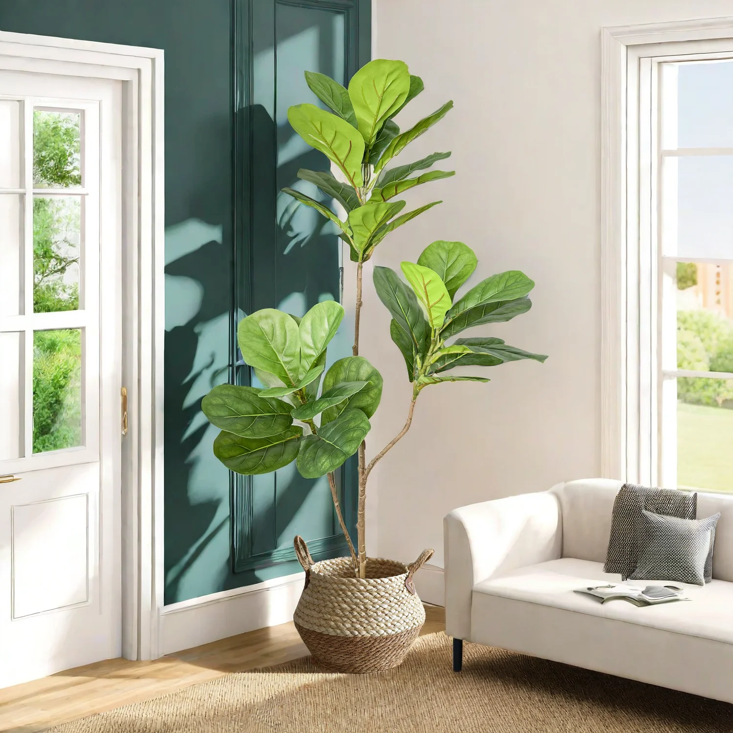 70/135cm Artificial Ficus Tree - огляд і ціна Rubber Plant Ficus