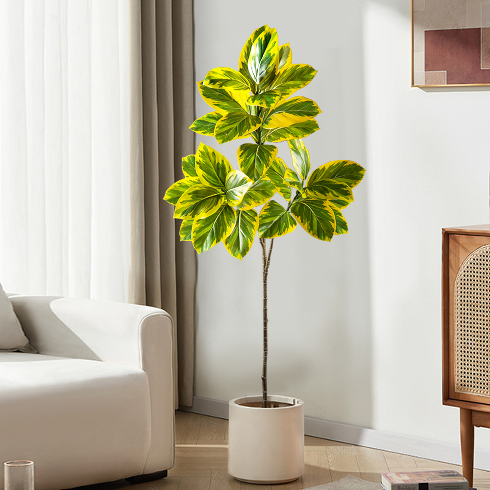 70-130cm Artificial Banyan Tre - огляд і ціна Rubber Plant Ficus