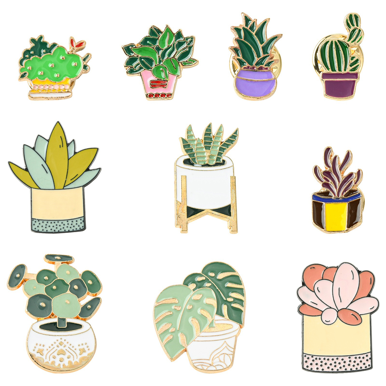 Pandahall 10Pcs Mixed Styles P - огляд і ціна Cactus Mix Pot
